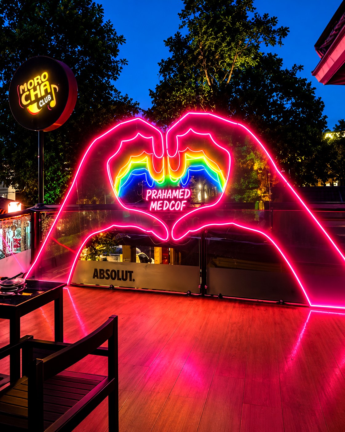 Neon decorativo